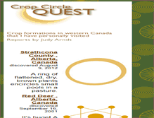 Tablet Screenshot of cropcirclequest.com